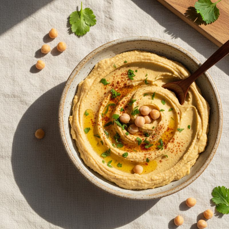 Hummus clásico de garbanzos